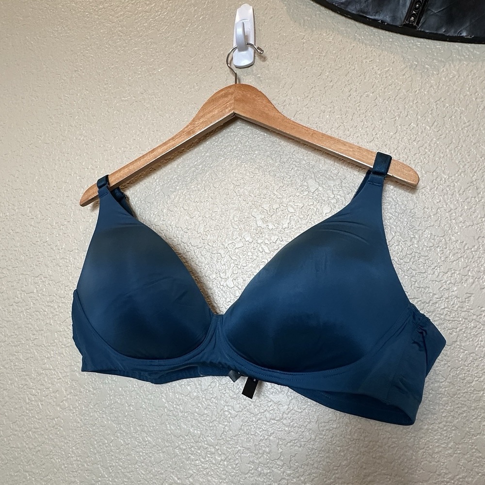 torrid curve bra 42B Wireless Dark Teal Full Coverage